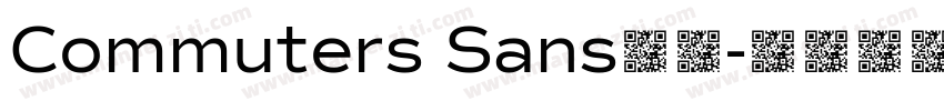 Commuters Sans字体字体转换
